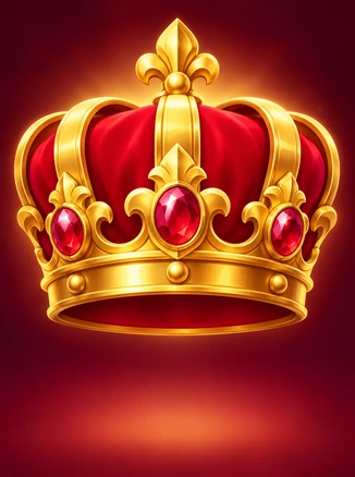 Shining Crown — qizil yoqutlar bilan bezatilgan oltin toj
